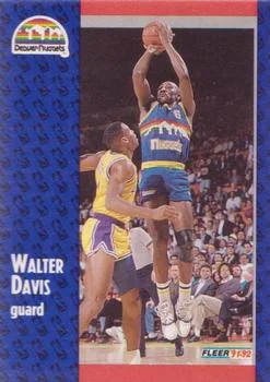1991-92 Fleer Walter Davis #274 card image