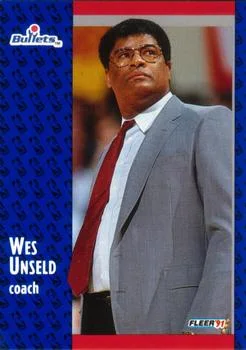 1991-92 Fleer Wes Unseld CO #209 card image