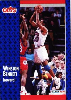 1991-92 Fleer Winston Bennett #261 card image