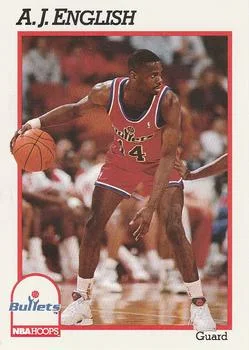 1991-92 Hoops A.J. English #215 card image