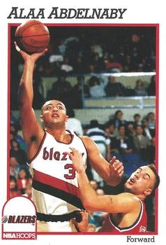 1991-92 Hoops Alaa Abdelnaby #423 card image