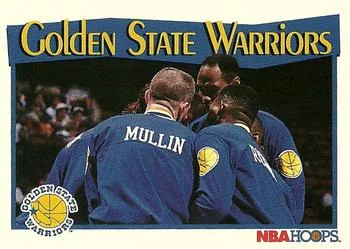 1991-92 Hoops Alton Lister / Chris Mullin / Mitch Richmond #282 card image