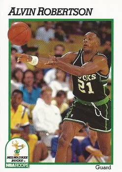 1991-92 Hoops Alvin Robertson #120 card image
