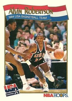 1991-92 Hoops Alvin Robertson USA #562 card image