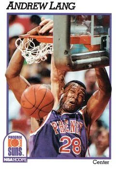 1991-92 Hoops Andrew Lang #166 card image