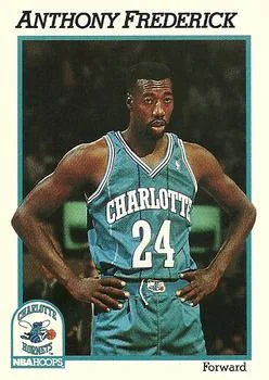 1991-92 Hoops Anthony Frederick #342 card image