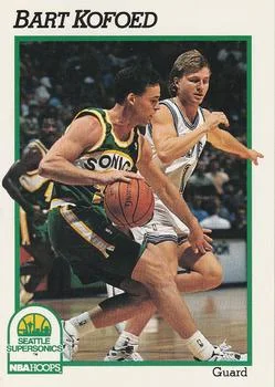 1991-92 Hoops Bart Kofoed #440 card image