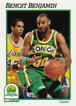 1991-92 Hoops Benoit Benjamin #197 card image