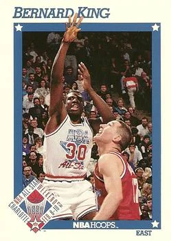 1991-92 Hoops Bernard King #254 card image