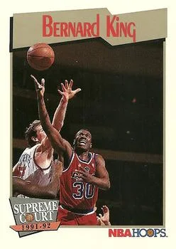 1991-92 Hoops Bernard King SC #502 card image
