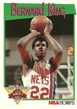 1991-92 Hoops Bernard King YB #322 card image