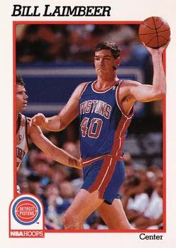 1991-92 Hoops Bill Laimbeer #63 card image