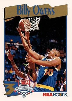 1991-92 Hoops Billy Owens Draft Picks #548 card image