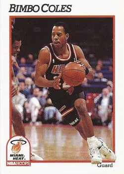 1991-92 Hoops Bimbo Coles #108 card image