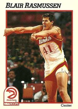 1991-92 Hoops Blair Rasmussen #336 card image