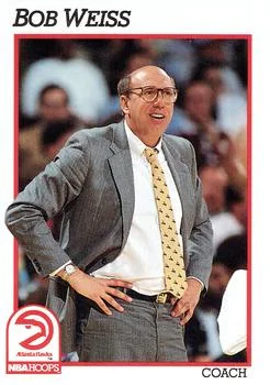 1991-92 Hoops Bob Weiss CO #221 card image