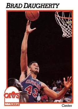 1991-92 Hoops Brad Daugherty #36 card image