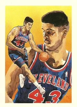 1991-92 Hoops Brad Daugherty TC #507 card image