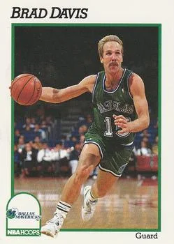 1991-92 Hoops Brad Davis #44 card image