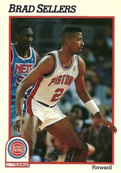 1991-92 Hoops Brad Sellers #362 card image