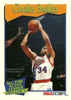 1991-92 Hoops Charles Barkley ATL #531 card image