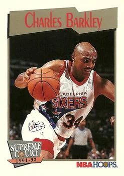 1991-92 Hoops Charles Barkley SC #487 card image
