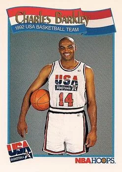 1991-92 Hoops Charles Barkley USA #575 card image