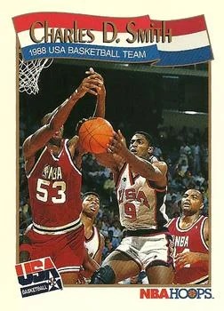 1991-92 Hoops Charles D. Smith USA #574 card image