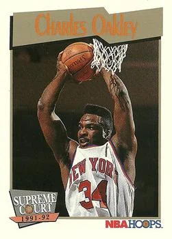 1991-92 Hoops Charles Oakley SC #484 card image