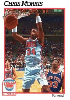 1991-92 Hoops Chris Morris #136 card image