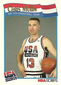 1991-92 Hoops Chris Mullin USA #581 card image