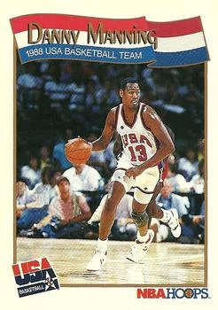 1991-92 Hoops Danny Manning USA #571 card image