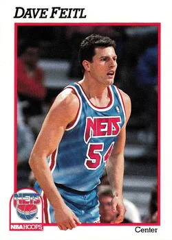 1991-92 Hoops Dave Feitl #399 card image