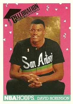 1991-92 Hoops David Robinson CEL #327 card image