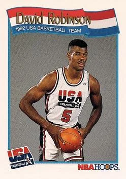 1991-92 Hoops David Robinson USA #583 card image