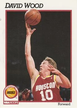 1991-92 Hoops David Wood #82 card image