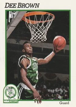 1991-92 Hoops Dee Brown #10 card image