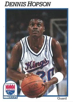 1991-92 Hoops Dennis Hopson #426 card image