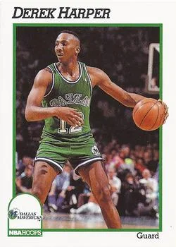 1991-92 Hoops Derek Harper #46 card image