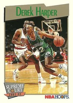 1991-92 Hoops Derek Harper SC #460 card image