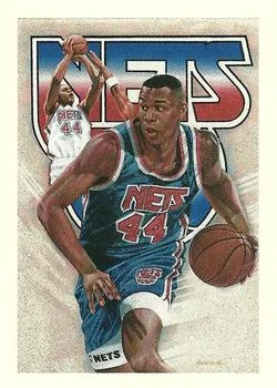1991-92 Hoops Derrick Coleman TC #519 card image