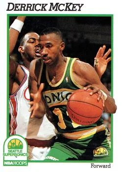 1991-92 Hoops Derrick McKey #201 card image