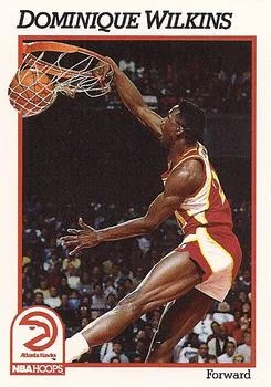 1991-92 Hoops Dominique Wilkins #7 card image