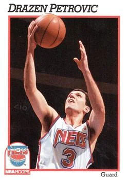 1991-92 Hoops Drazen Petrovic #137 card image