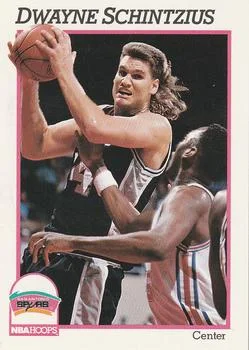 1991-92 Hoops Dwayne Schintzius #195 card image