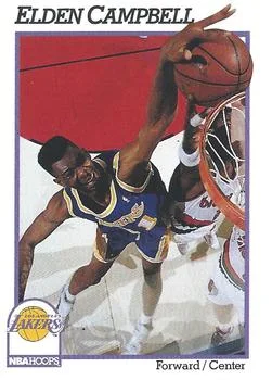 1991-92 Hoops Elden Campbell #382 card image