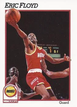 1991-92 Hoops Eric Floyd #75 card image