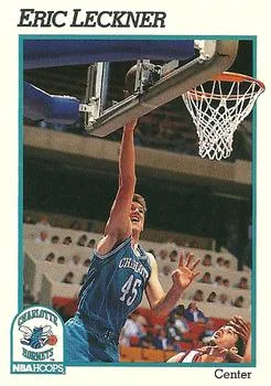 1991-92 Hoops Eric Leckner #344 card image