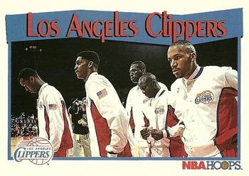 1991-92 Hoops Gary Grant / Ron Harper / Danny Manning / Olden Polynice / Charles Smith #285 card image