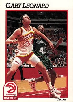 1991-92 Hoops Gary Leonard #334 card image